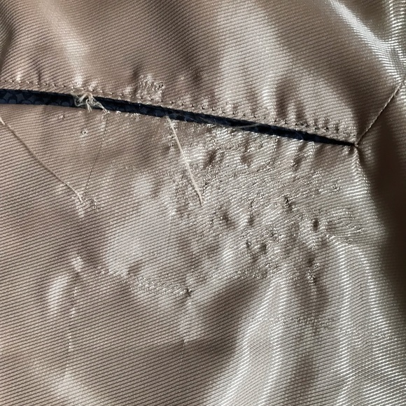 Coach Monogramed Belted Jacket , Black, Size Large - Picture 9 of 16